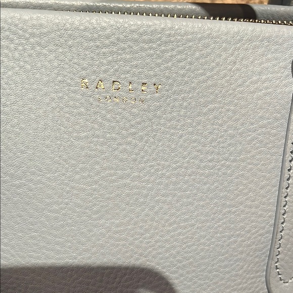 Radley London Blue Leather Tote Bag - Picture 3 of 8